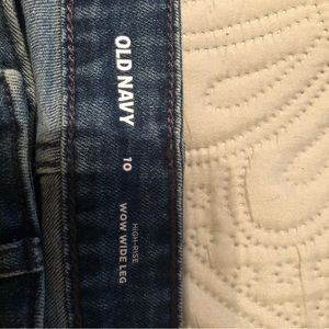 Old Navy high rise Wow, wide leg jeans